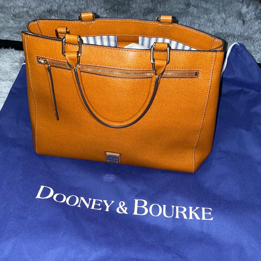 Dooney & Bourke Saffiano leather satchel